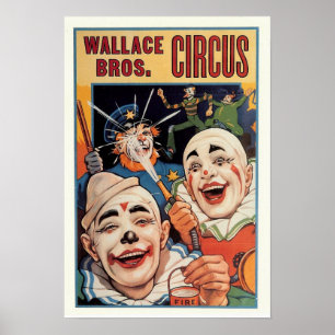 Wallace Bros.  Circus Poster