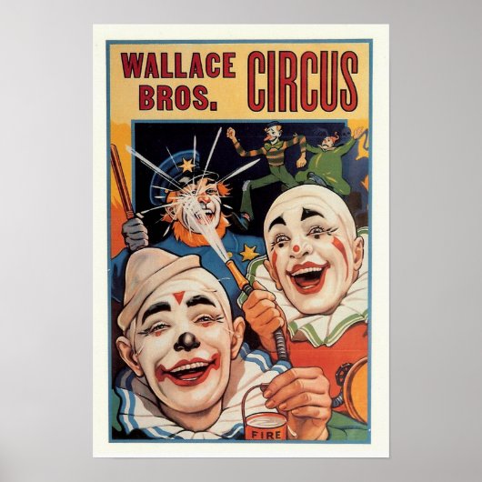 Wallace Bros. Circus Poster (Voorkant)
