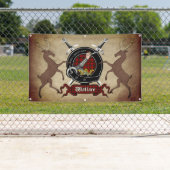 Wallace Clan Badge 3x5 Banner (Insitu)