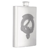 Wallace Clan Badge Embossed Flask Flacon (Rechts)