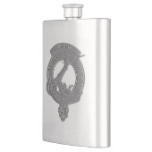 Wallace Clan Badge Embossed Flask Flacon (Links)