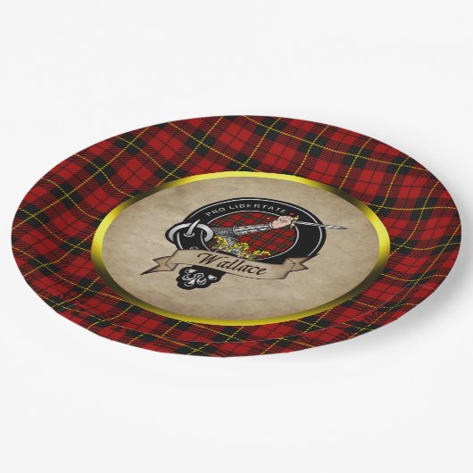 Wallace Clan Badge Paper Bord (Gekanteld)