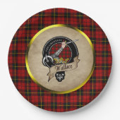 Wallace Clan Badge Papieren Bord (Voorkant)