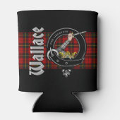 Wallace Clan Badge & Tartan Blikjeskoeler (Achterkant)
