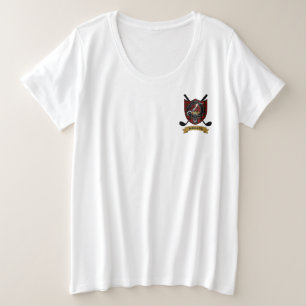Wallace Clan Badge & Tartan Golf T-Shirt