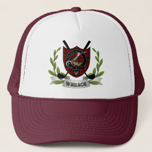Wallace Clan Badge & Tartan Golf Trucker Pet
