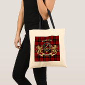 Wallace Clan Badge & Tartan Tote Bag (Voorkant (product))