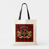 Wallace Clan Badge & Tartan Tote Bag (Achterkant)