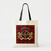 Wallace Clan Badge & Tartan Tote Bag (Voorkant)