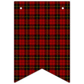 Wallace Clan Badge & Tartan Vlaggetjes (Tweede vlag)