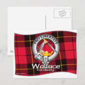 Wallace Clan Briefkaart (Voorkant / Achterkant)