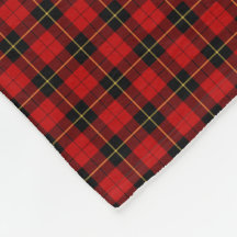 Wallace Clan Classic Rood en Zwart Tartan