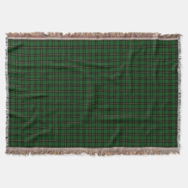 Wallace Clan Hunting Tartan Bright Green Pset Deken