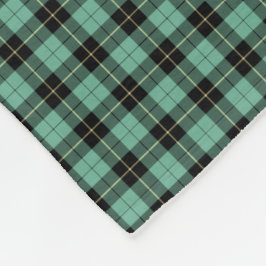 Wallace Clan Licht Groen Oude Jacht Tartan Fleece Deken