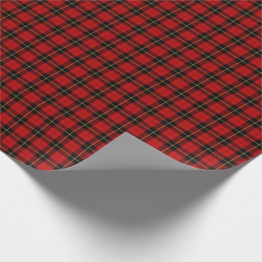 Wallace Clan Tartan Cadeaupapier (Hoek)
