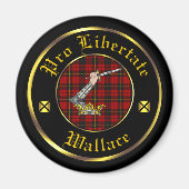 Wallace Clan & Tartan Magnet (Voorkant)