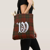 Wallace Clan Tartan Monogram Tote Bag (Dichtbij)