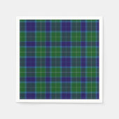 Wallace Clan Tartan Plaid Papieren servetten (Voorkant)