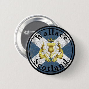 Wallace Crowned Thistle Ronde Button 5,7 Cm