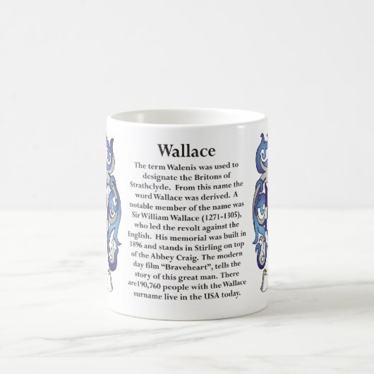 Wallace Family Coat of Arms Mok (Center)