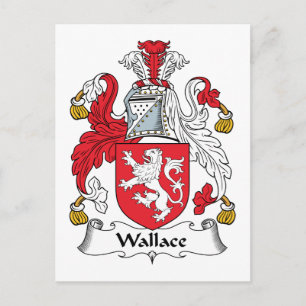 Wallace Family Crest Briefkaart