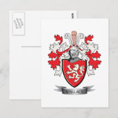 Wallace Family Crest Coat of Arms Briefkaart (Voorkant / Achterkant)