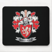 Wallace Family Crest Coat of Arms Muismat (Voorkant)