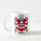Wallace Family Crest Koffiemok (Links)