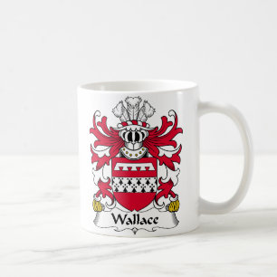 Wallace Family Crest Koffiemok