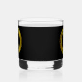Wallace Gold Clan Badge Whisky Glas (Links)