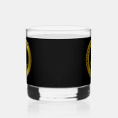 Wallace Gold Clan Badge Whisky Glas (Rechts)