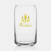Wallace Gold Crowned Thistle Blikvorm Glas (Achterkant)