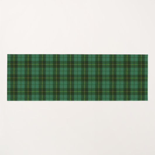 Wallace Green Ancient Hunting Scottish Tartan Yogamat (Voorkant (horizontaal))