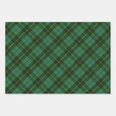 Wallace Green Scottish Clan Tartan Inpakpapier Vel (Voorkant 2)