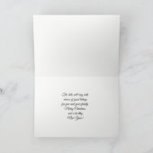 Wallace Hunting Ancient Scottish Tartan Kerstmis Feestdagen Kaart (Binnen)