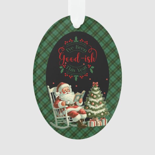 Wallace Hunting   Scottish Tartan Christmas Ornament (voorkant)