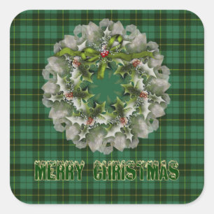 Wallace Hunting Scottish Tartan Vierkante Sticker