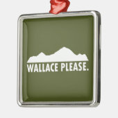Wallace Idaho alsjeblieft Metalen Ornament (Links)