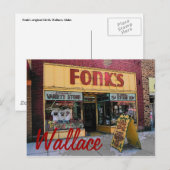 Wallace (Idaho) Briefkaart (Voorkant / Achterkant)