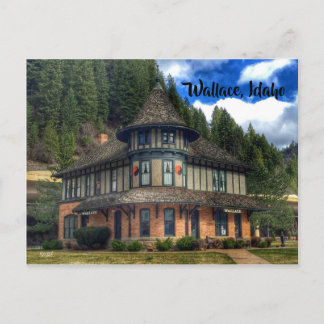 Wallace Idaho Depot Museum Briefkaart