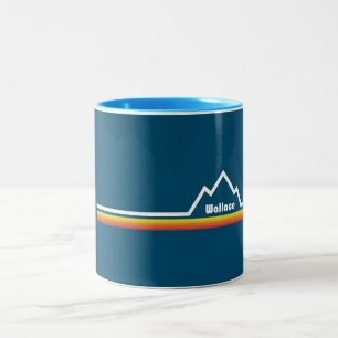 Wallace Idaho Tweekleurige Koffiemok