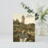 Wallace Monument, Stirling, Schotland Briefkaart (Staand voorkant)