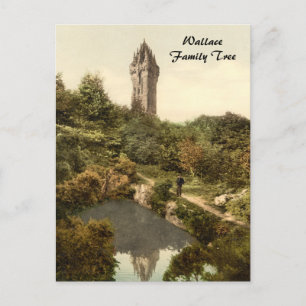 Wallace Monument, Stirling, Schotland Briefkaart