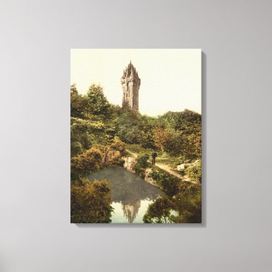 Wallace Monument, Stirling, Schotland Canvasprint Canvas Afdruk (Voorkant)
