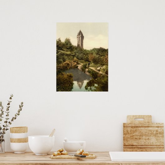 Wallace Monument, Stirling, Schotland Poster (Keuken)