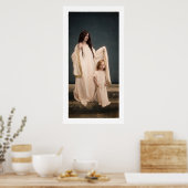 Wallace Nutting DE BEWAKENDE MOEDER poster (Keuken)