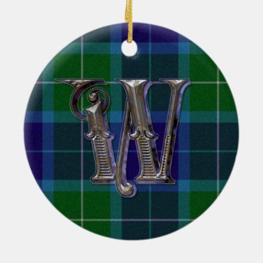 Wallace Pset Monogram ornament (Achterkant)