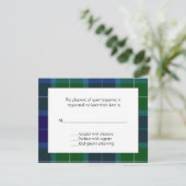 Wallace Pset RSVP-kaart RSVP Kaartje (Staand voorkant)