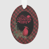 Wallace Red  Original Scottish Tartan Christmas Ornament (voorkant)