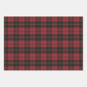 Wallace Red Scottish Clan Tartan Inpakpapier Vel (Voorkant)